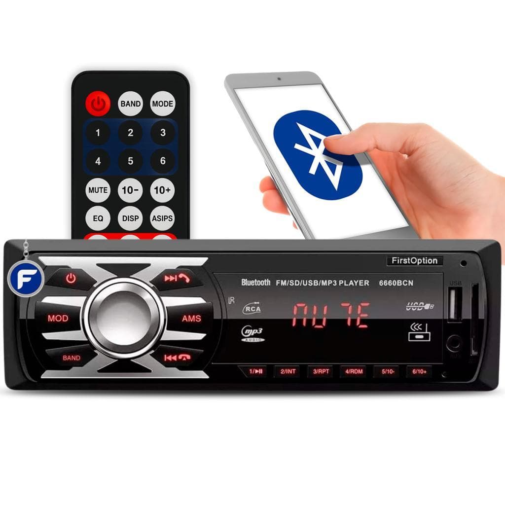 Aparelho de som carro Radio Automotivo Bluetooth Pendrive Sd Rádio