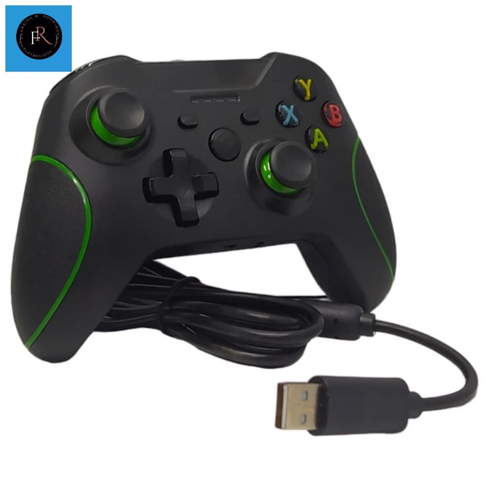 Controle Gamer Xbox One Controle Compatível Xbox One Xbox 360 Com Fio Pc 2 Em 1 KAP-X01 / AL - 6113