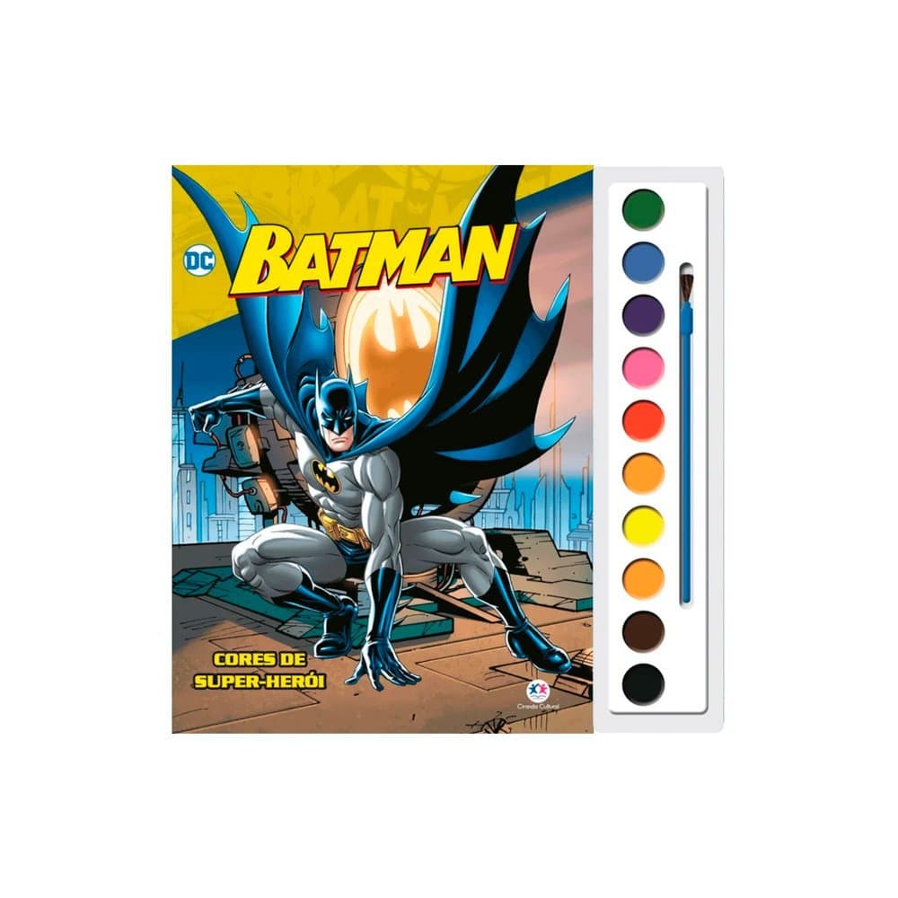 Livro com Aquarela Batman - Ciranda Cultural