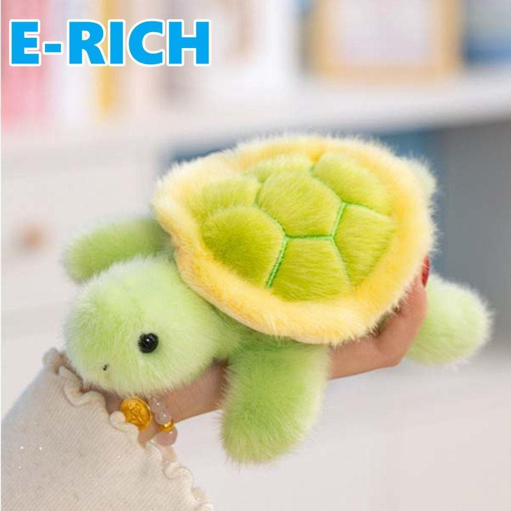 Brinquedo De Pelúcia De Mesa ERICH1 , Postura Deitada , Bonecos Tartaruga Com Design Bonito ,