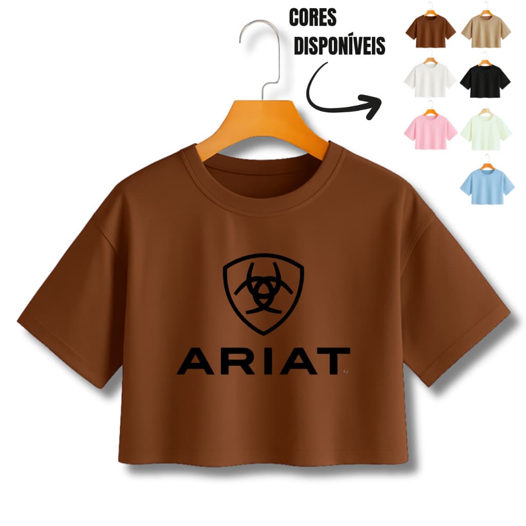 BLUSA CROPPED FEMININO ROUPA RODEIO COUNTRY ARIAT MODA CAVALO
