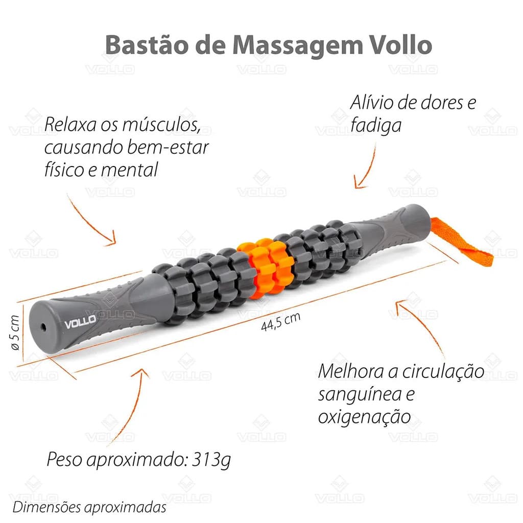 Bastão de Massagem e Liberação Miofascial - VOLLO