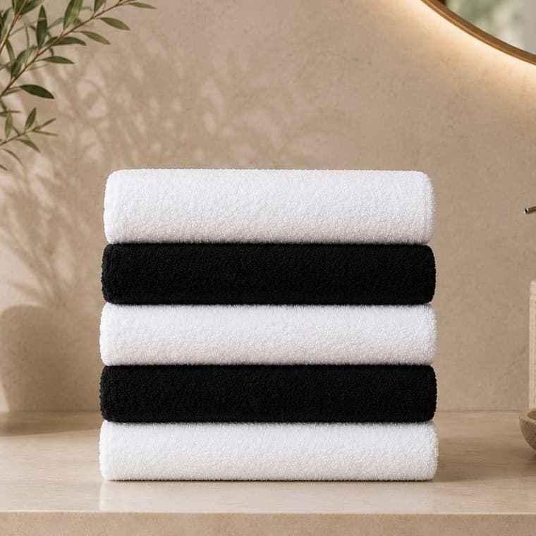 Kit 3 Toalhas de Rosto Salão Premium 48x70cm Super Macia Alta Absorção Toque Aveludado Profissional