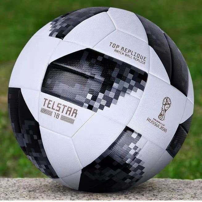 Logotipo de treinamento da Copa do Mundo de 2018 de alta qualidade No 5 e futebol profissional YJ1Q ZGYW TALD