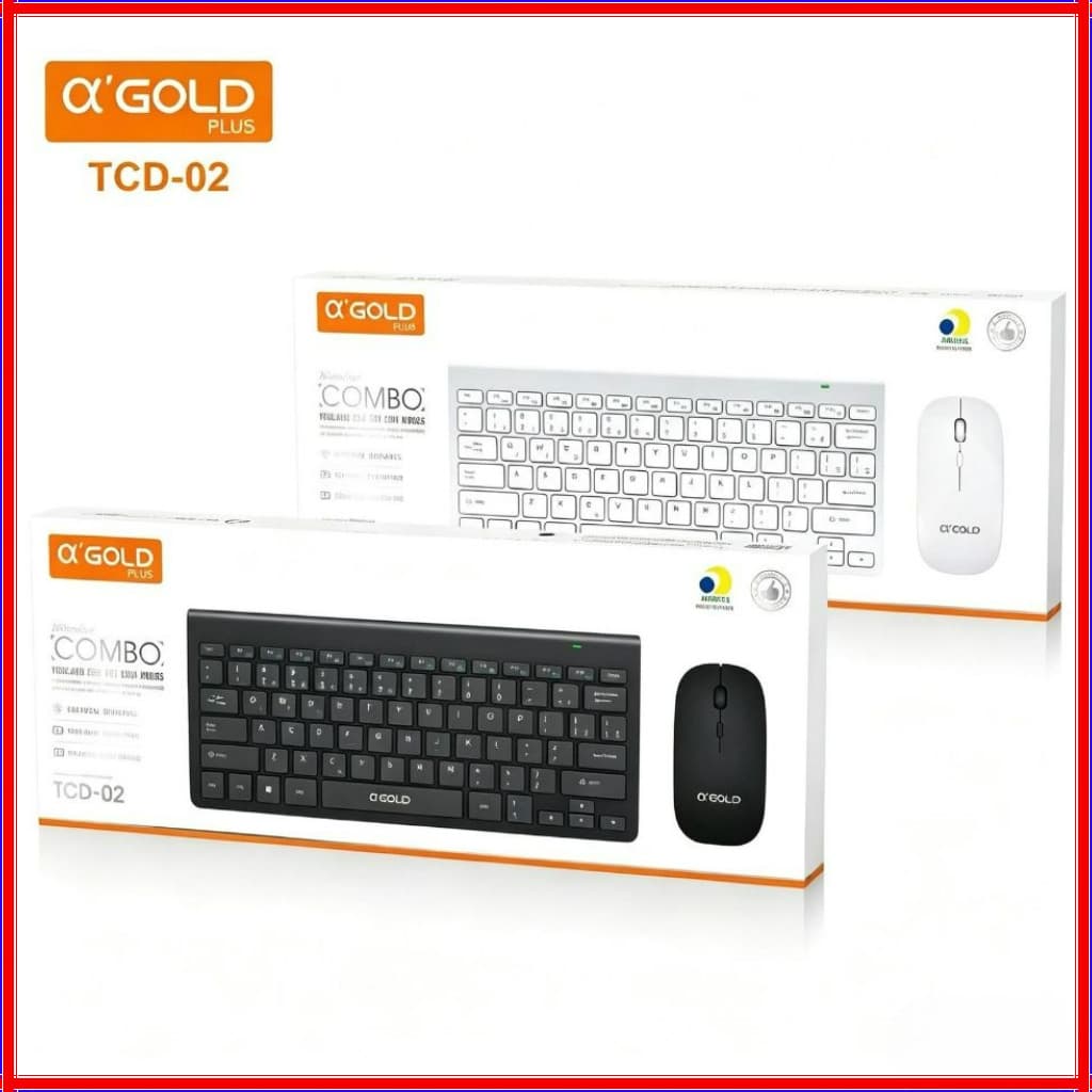 Kit Teclado + Mouse Bluetooth sem fio Compativel com Windows AGOLD TCD-02