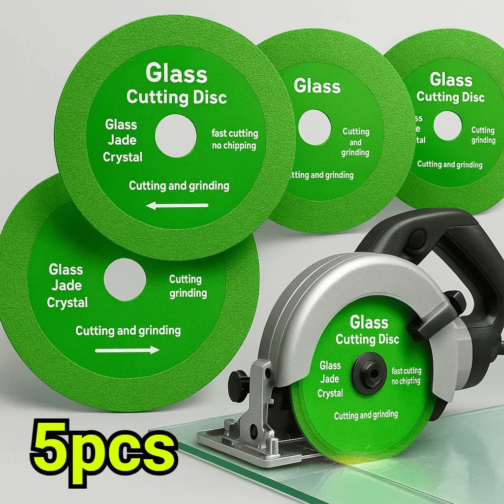 5/3/1 Pcs Discos Diamantados Ultrafino 100mm Corte Vidro Porcelanato e Cerâmica