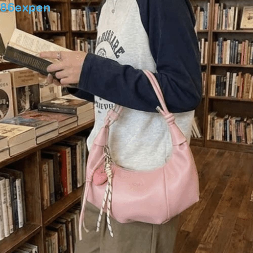 EXPEN1 Bolsa De Couro Sintético , Nuvem | Ombro Em Formato De Bolinho Colorido , Noite Compacta Elegante Com Alça De Cor