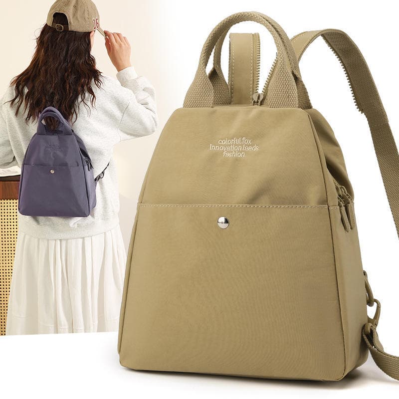 Comércio exterior novo estilo colorido raposa senhoras mochila lazer ao ar livre repelente de água Commuter pequena moch