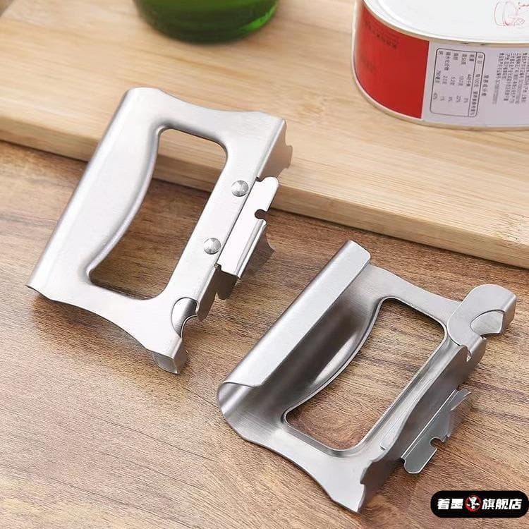 Abridor de latas Manual multifuncional, abridor de garrafas de aço inoxidável, faca de lata, ferramenta aberta deus