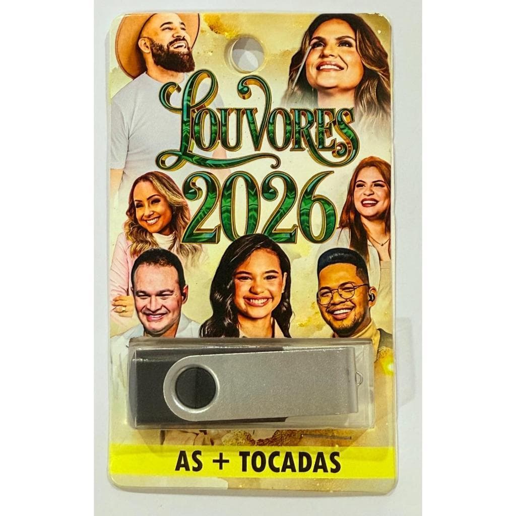 PenDrive Personalizado - LOUVORES 2026