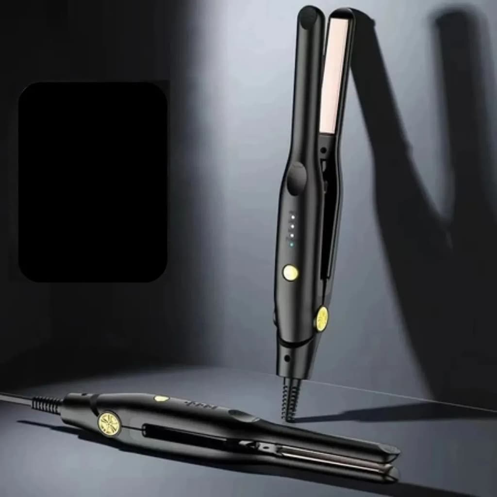 Chapinha Alisadora Para Cabelo Elétrico Cor Preto