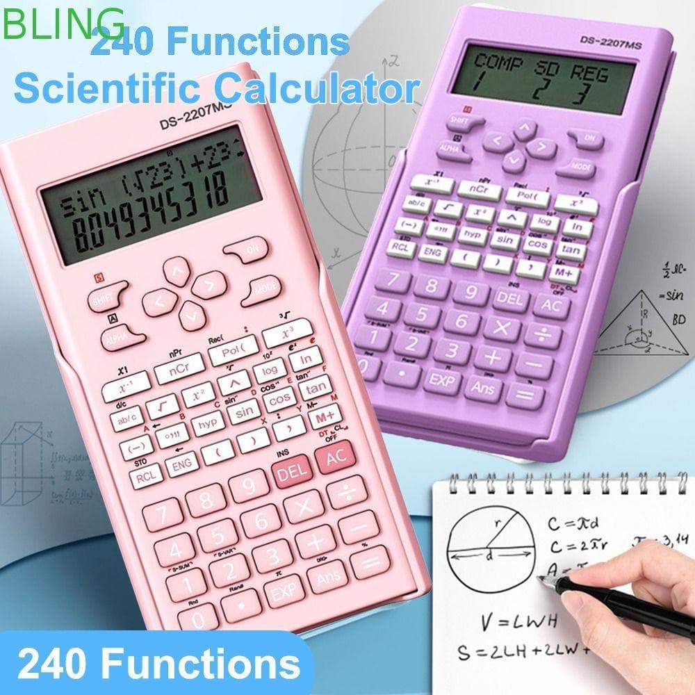 Calculadora Científica De Engenharia BLING , De Função De 2 Linhas E 12 Dígitos De 240 Funções , Padrão