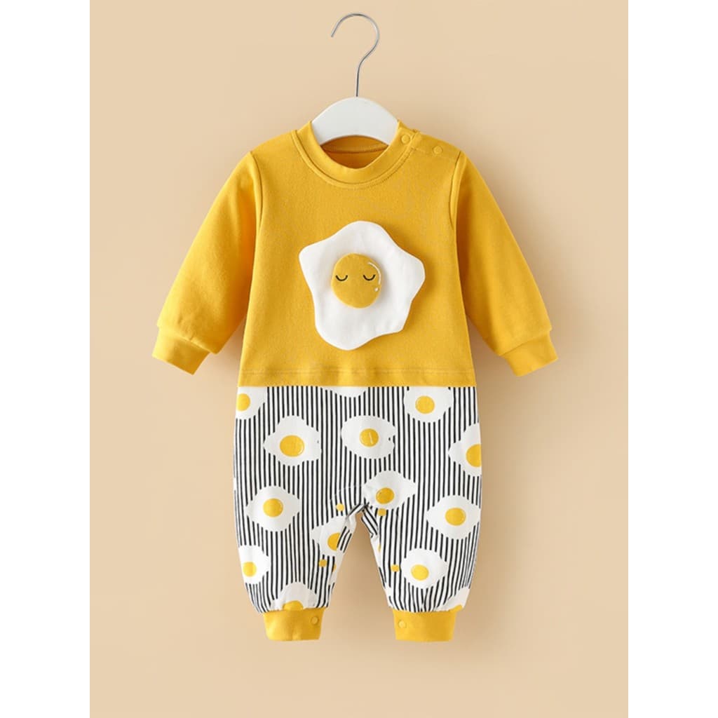 Bebê outono estilo 2020 novo estilo macacão 4 meses roupas de bebê outono meninos Outing puro algodão gêmeos 9