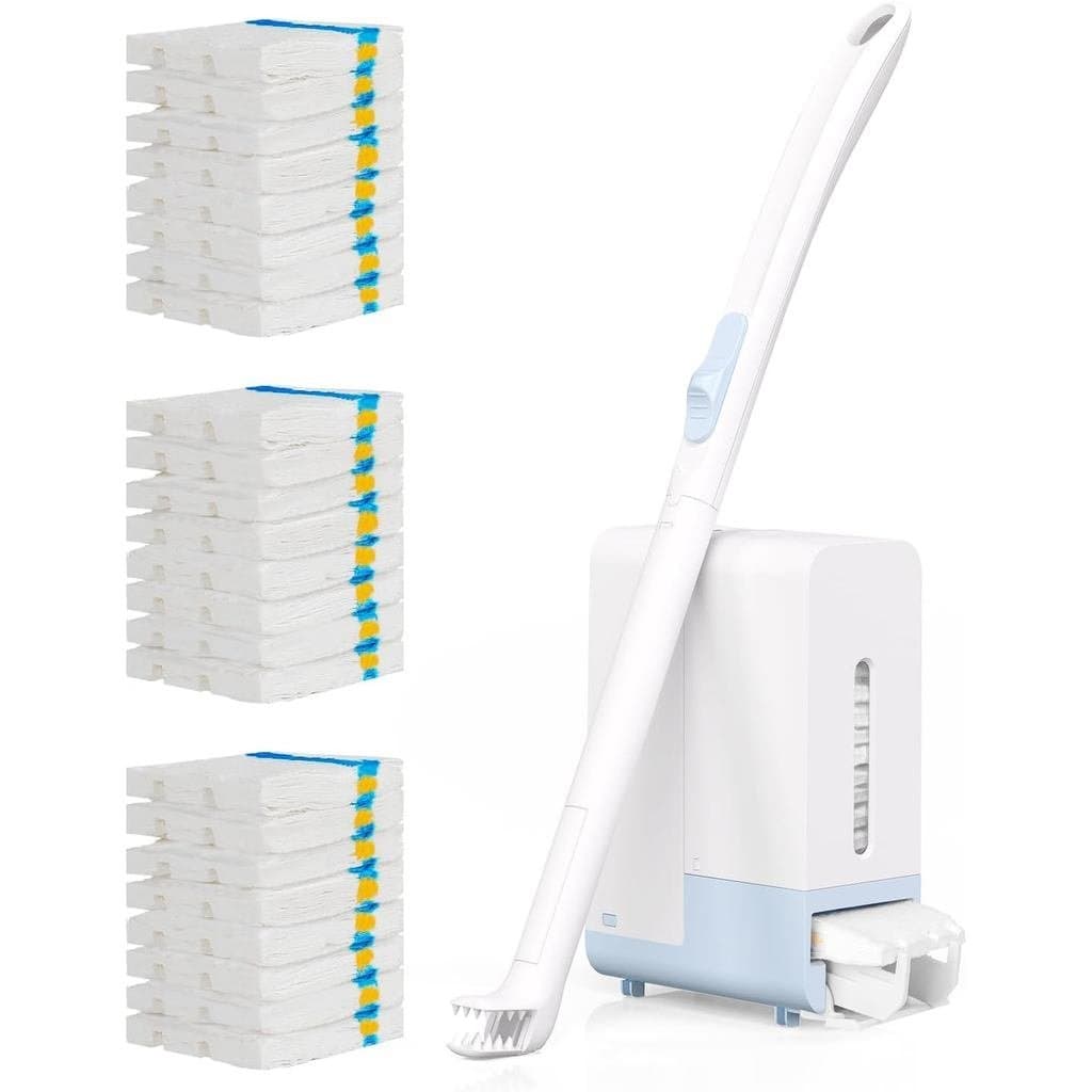 Escova de Descartável AIR U+ para Vaso Sanitário com Refis Descartáveis, Sistema de de Vaso Sanitário Mo