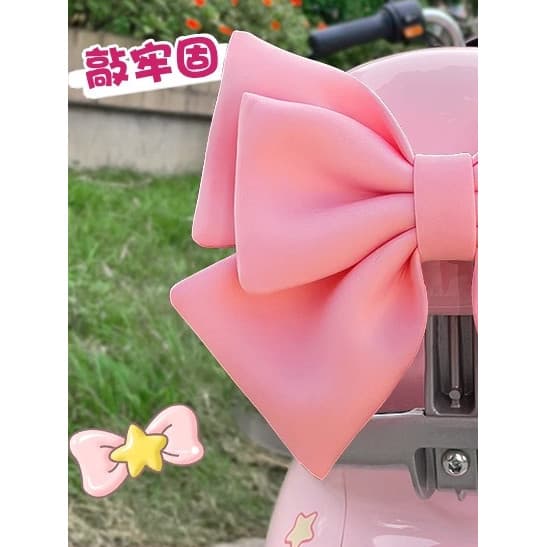 Arco de veículo elétrico grandes acessórios decorativos bonito bateria adesivos de carro Yadi Tailbell Emma motocicleta