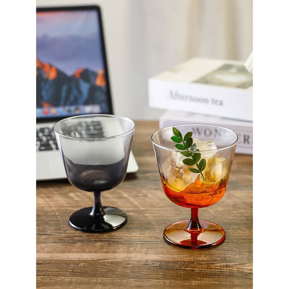 Design sentido boca larga taça atmosfera Cocktail vidro ligeiramente bêbado copo de bebida especial gelo americano xícar