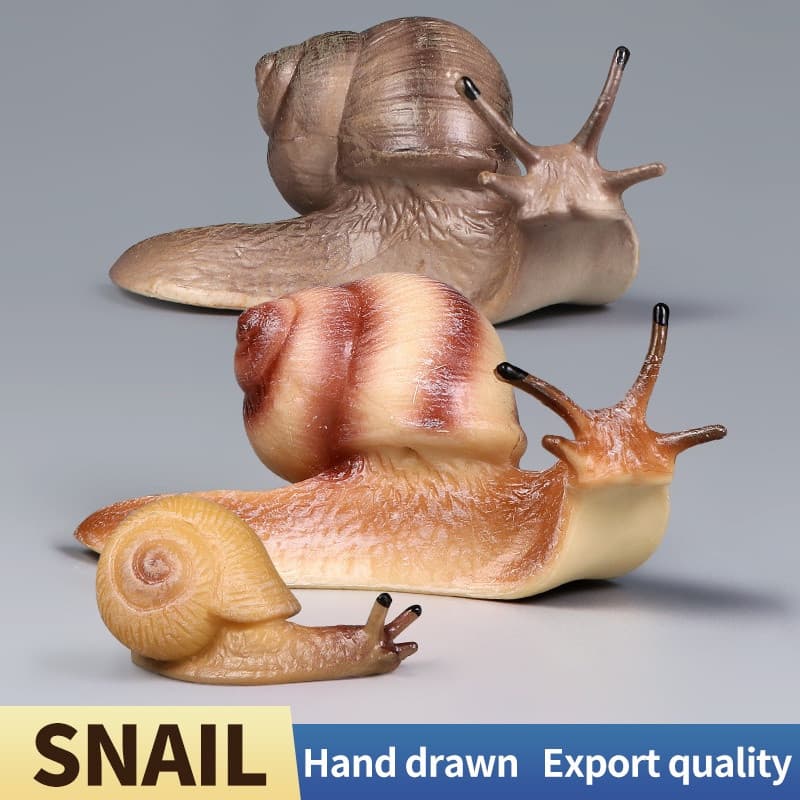 Modelo Simulado de Caracol, Brinquedo de Inseto, Modelo Móvel, Decoração Educacional, Colecionável