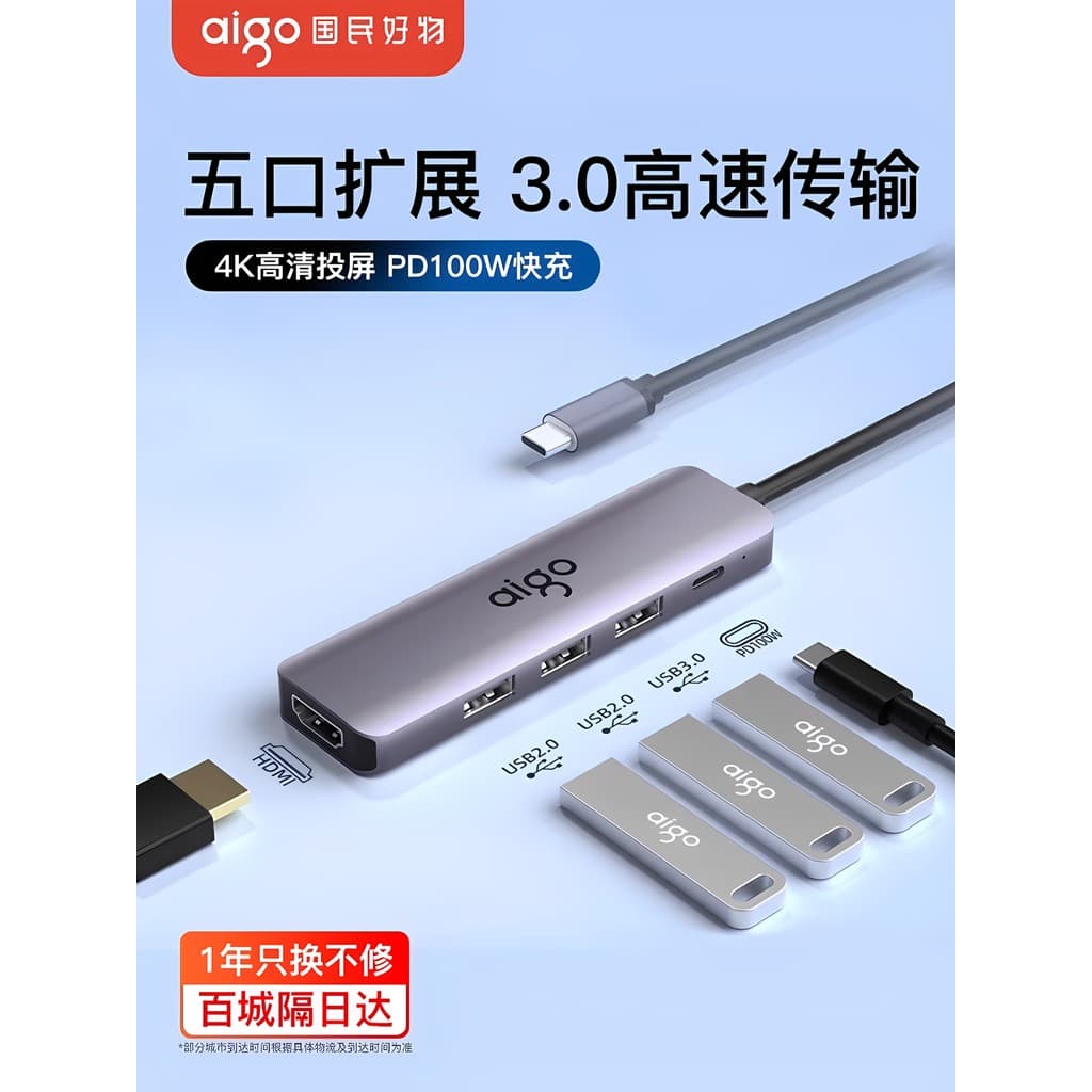Patriot typec Docking Station Extensor multiinterface hdmi Conversão de tela de projeção usb Splitter hub adaptador de c