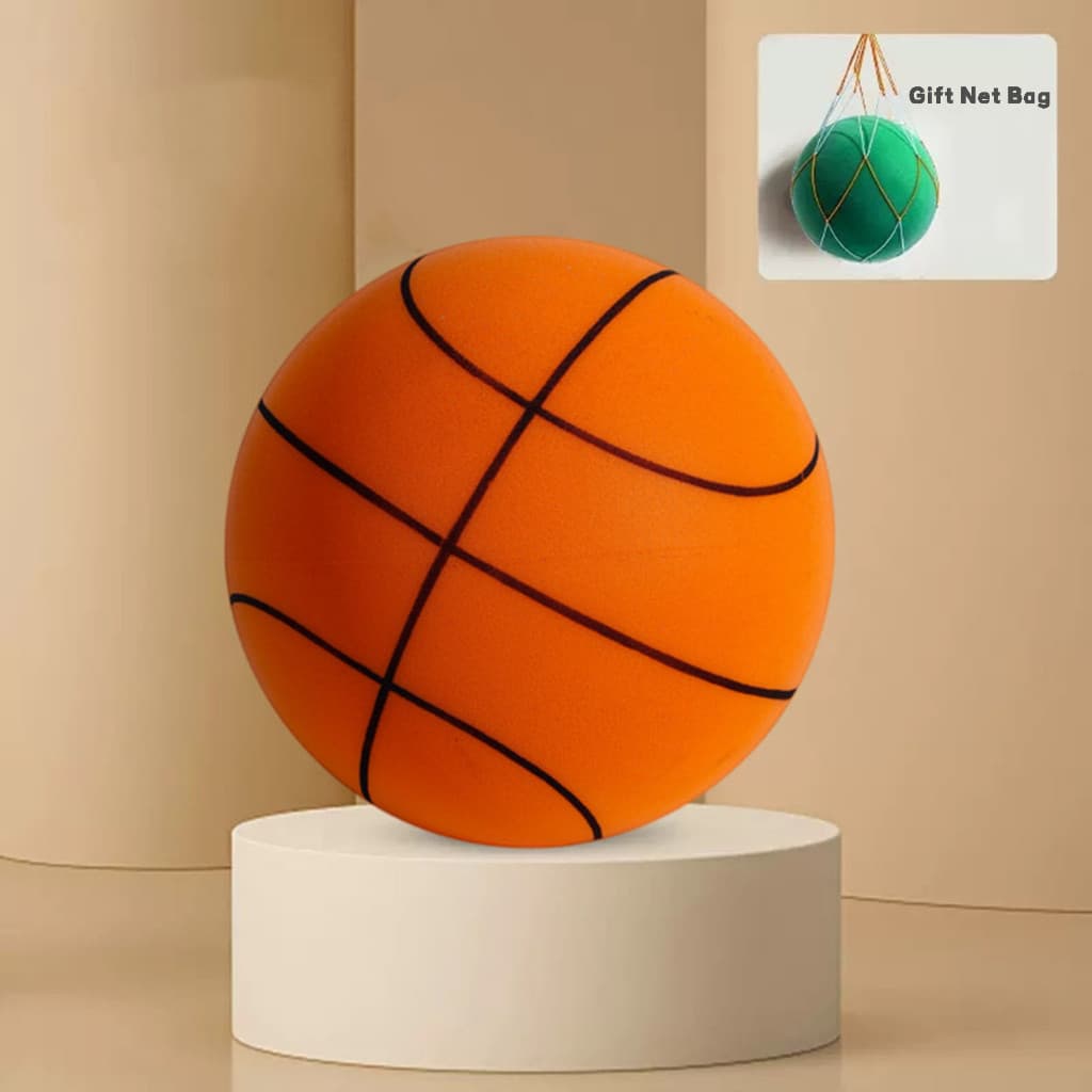 Bola de basquete silenciosa, modelo novo de 2023 para treinamento indoor, feita de espuma de alta densidade, sem revesti