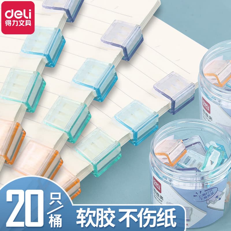 Poderoso push push push clip cor transparente multifuncional push clip suporte de pasta de papel de teste de alta aparên
