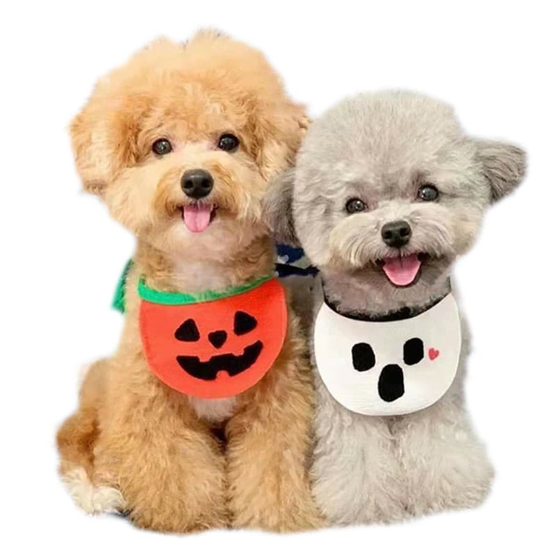 Cão cão gato Saliva toalha babador barriga Halloween suprimentos para animais de estimação roupas decoração suprimentos