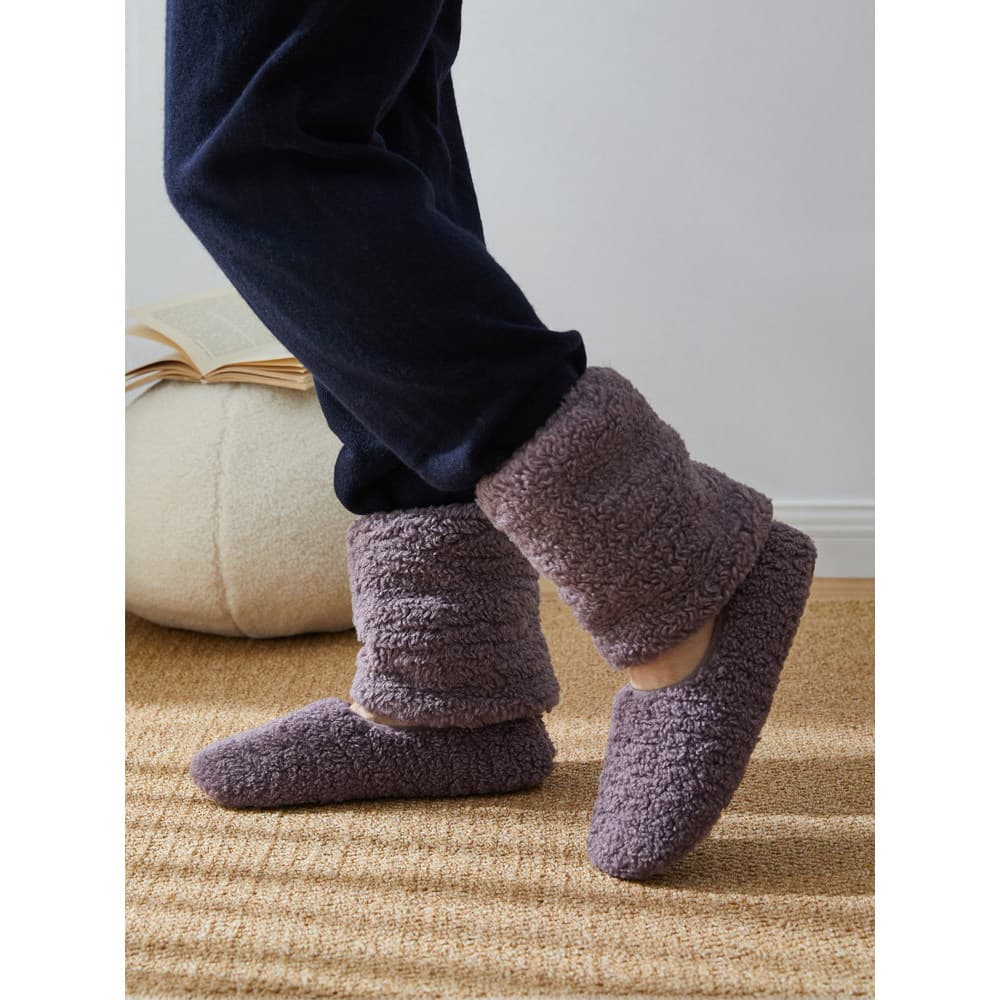 Outono inverno feminino quente Baotou casa chinelos mudo antiderrapante impermeável japonês lã de cordeiro pode usar for