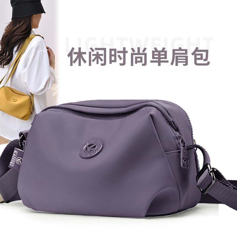 Casual estilo simples bolsa de ombro senhoras leve simples All-Match à prova dwaterproof água saco do mensageiro de meia