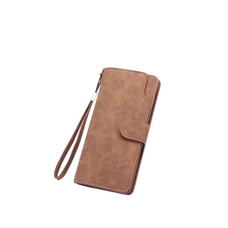 carteira masculina com ziper carteira masculina Carteira Retro masculina com zíper longo carteira de grande capacidade e
