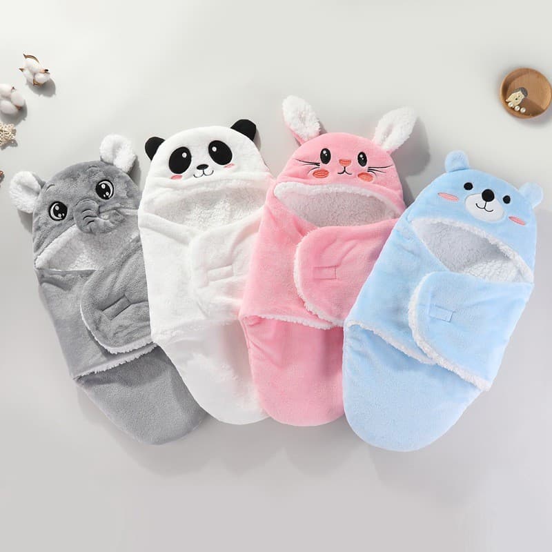 Sacos De Dormir Macios Para Bebês , Quentes , Outono E Inverno , Cobertores Envoltórios Recém-Nascidos , Saco De Desenho
