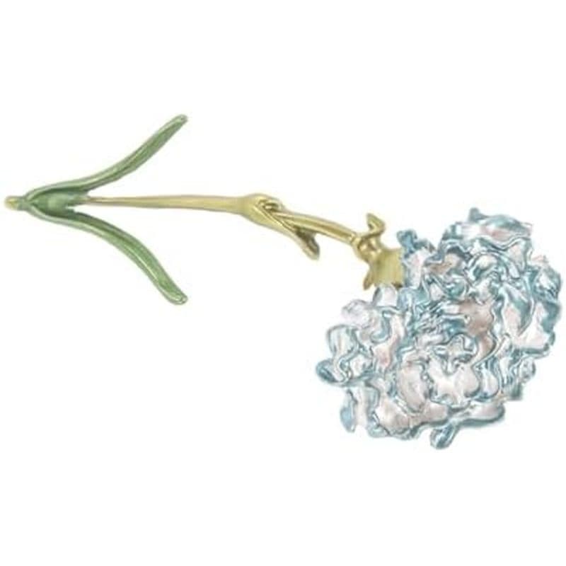 Uonlytech Broche De Flor De Cravo , Distintivo De Lapela De Liga , Floral Azul , Acessório Para Mulheres , Cachecol , Su