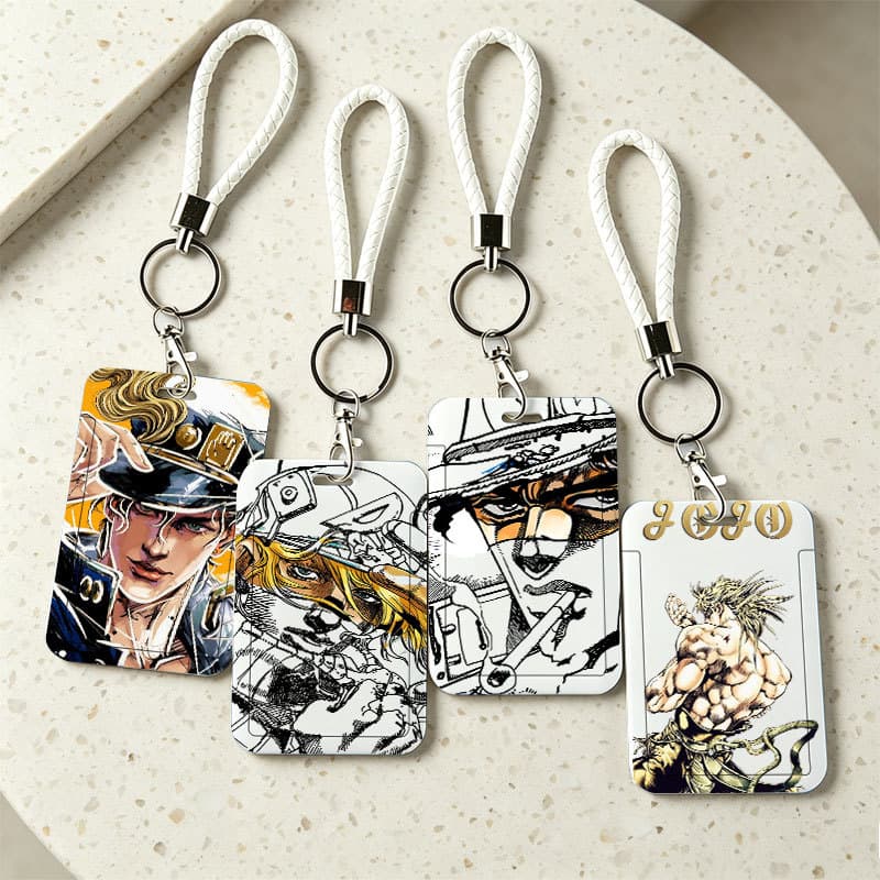 Protetor De Cartão JoJo Kujo Jotaro , Suporte Fino E Elegante Para Cartões De Campus De Estudante , Passagens De Trânsit
