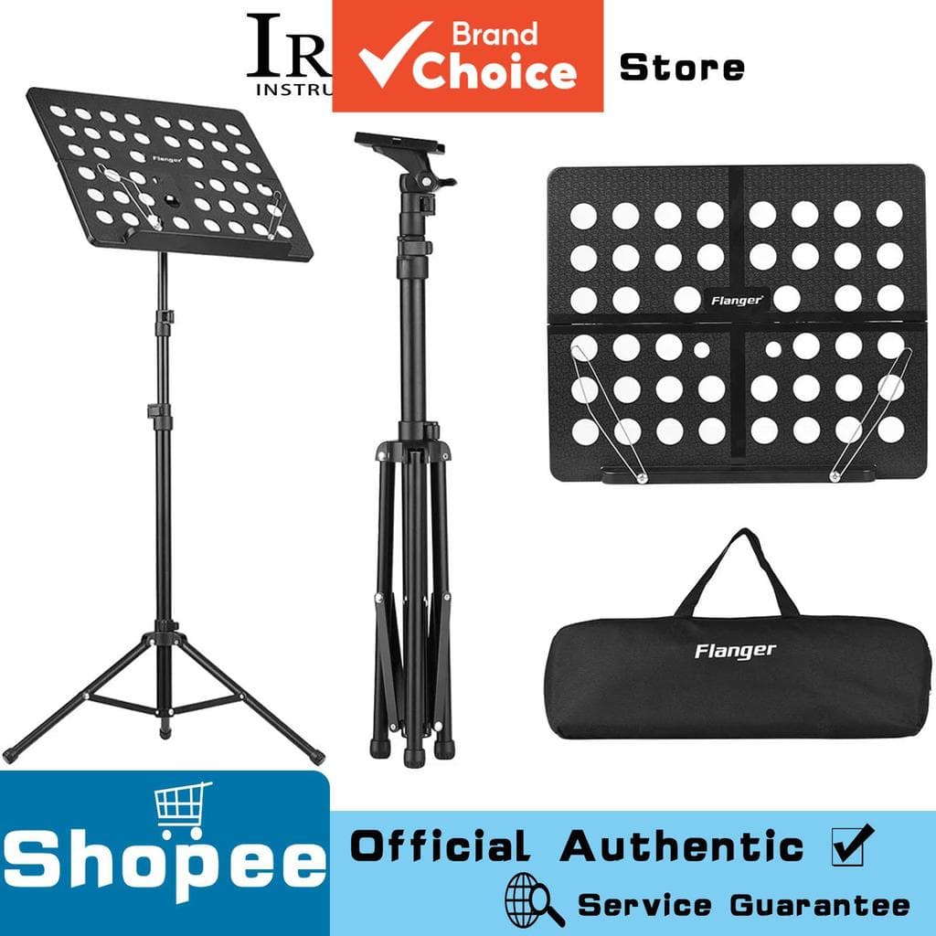 Suporte de Partitura IRIN, Tripé Retrátil, Leve, Metal, Ajustável, para Violão e Violino