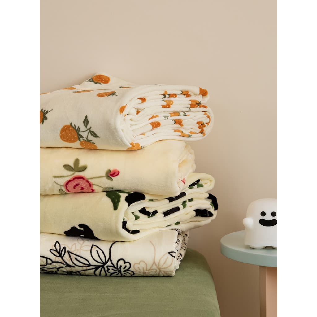 W inverno engrossado leite velo folha de cama único produto quente lençol dos desenhos animados impresso colchão capa pr