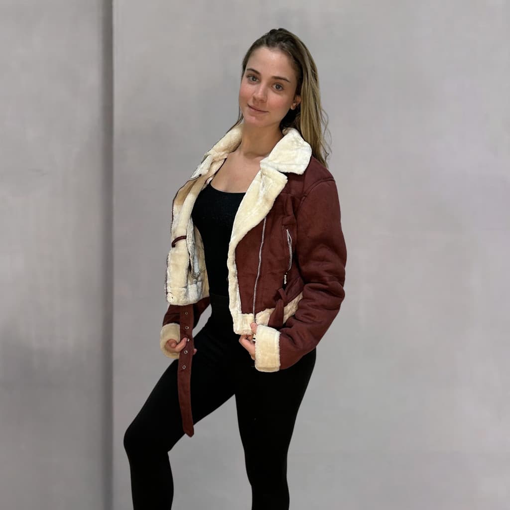 Jaqueta Bomber Aviador Suede Forrada