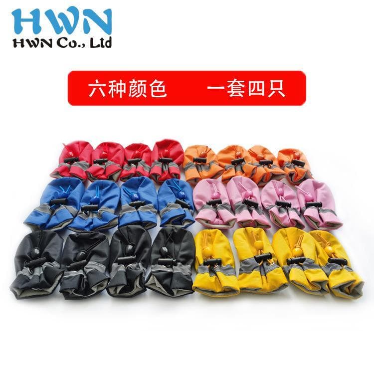W inverno sapatos de pelúcia para animais de estimação à prova dwaterproof água antiderrapante cão sapatos macios Teddy