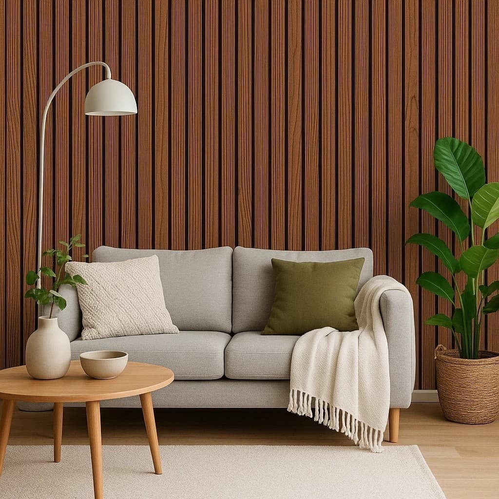 Papel de Parede Adesivo Ripado Preto e Pedras para Decoração imperdível