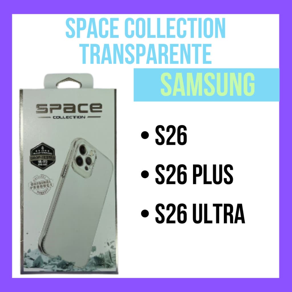 Space Collection Transparente Para Samsung S26 / S26 Plus / S26 Ultra /  (CF25)