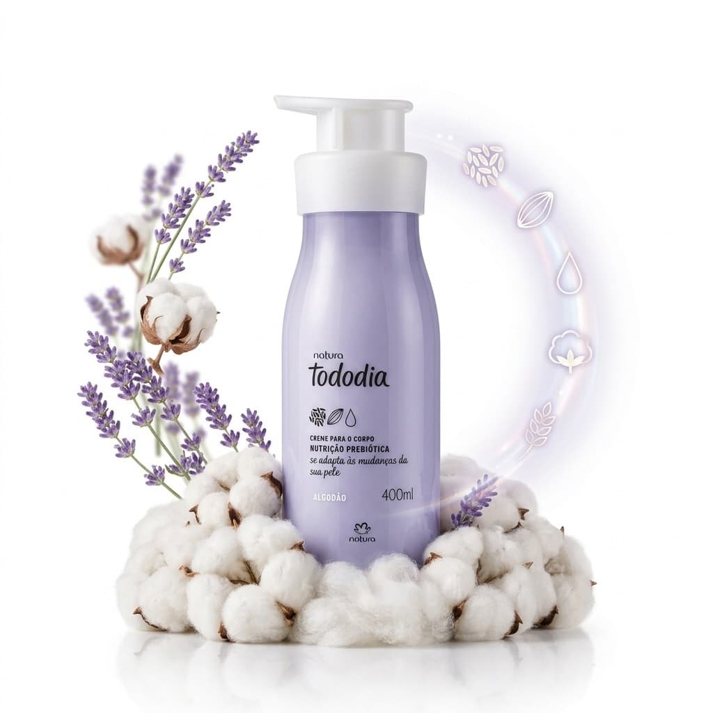 Natura Tododia Hidratante Corporal 200ml 400ml Creme Nutrição Prebiótica Original