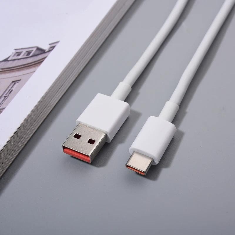 Cabo Rápido USB Tipo C, Carregamento Mi Rápido 6A Alto Desempenho