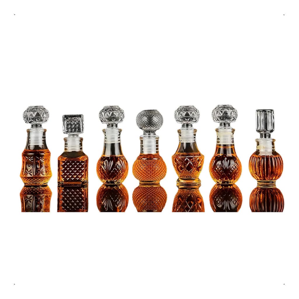 Mini Garrafas Vidro Licoleiras 50ml Com Tampa Sortidos