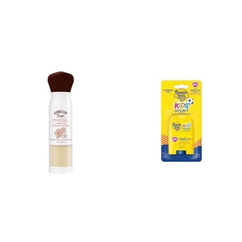 Escova Protetora Solar Em Pó Mineral Tropical Havaiano Fps 30 | Beach Essentials , Protetor De Óxido De Zinco Facial Tam