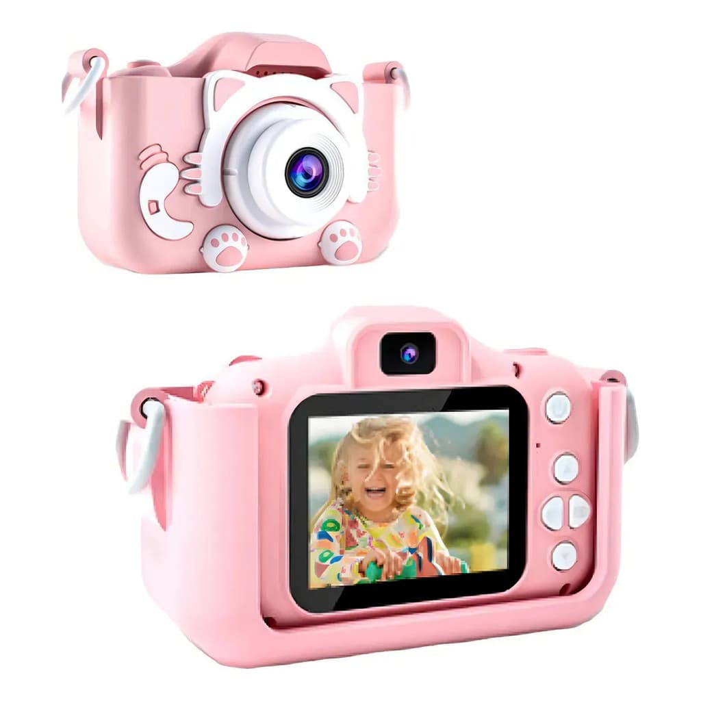 Câmera Fotográfica Digital Infantil , Fotos E Jogos De Gatinhos