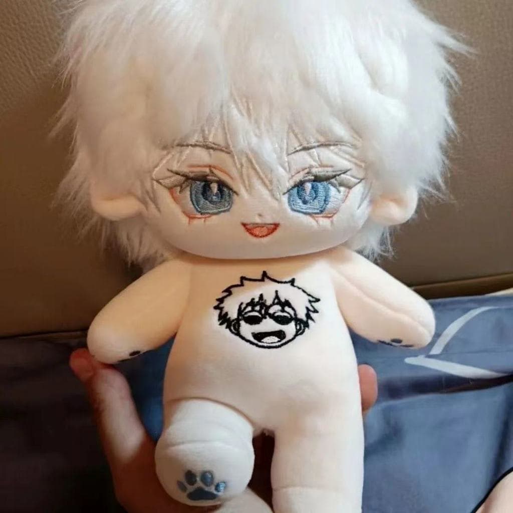 Boneco de Algodão Z76Q Anime Jogo Jujutsu Kaisen Brinquedo de Pelúcia Itadori Yuji Gojo Satoru Fushiguro Megumi Vestido