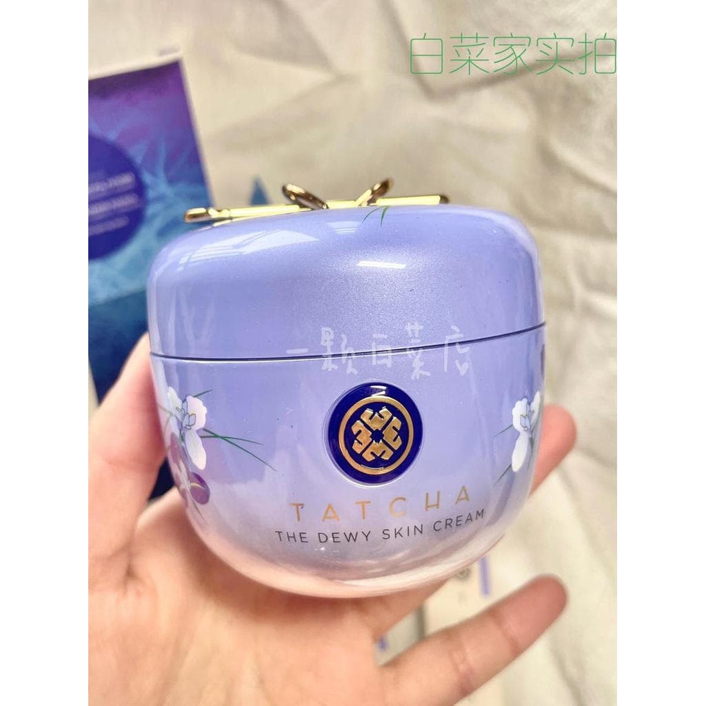 Tatcha Creme de Arroz Roxo 75ml Brilho Profundo Firmador Anti-Rugas Hidratante Elasticidade Melhorando Creme de Maçã Ama