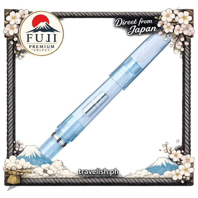 [Sailor] Caneta Tinteiro TUZU ADJUST 12-0561 Cristal Azul Céu Ponta Fina 【Direto do Japão】