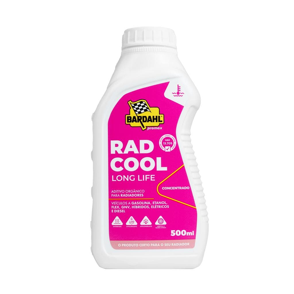 Aditivo Radiador Bardahl Rad Cool Long Life 500ml Orgânico