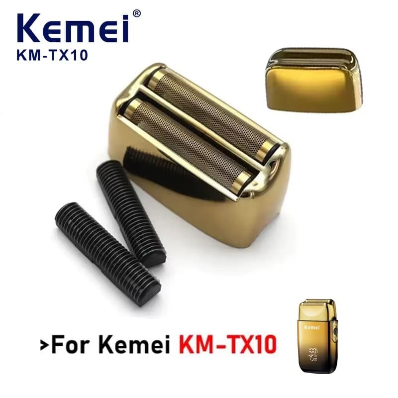 Lâmina e Tela de Reposição Original Kemei KM-TX10 Shaver