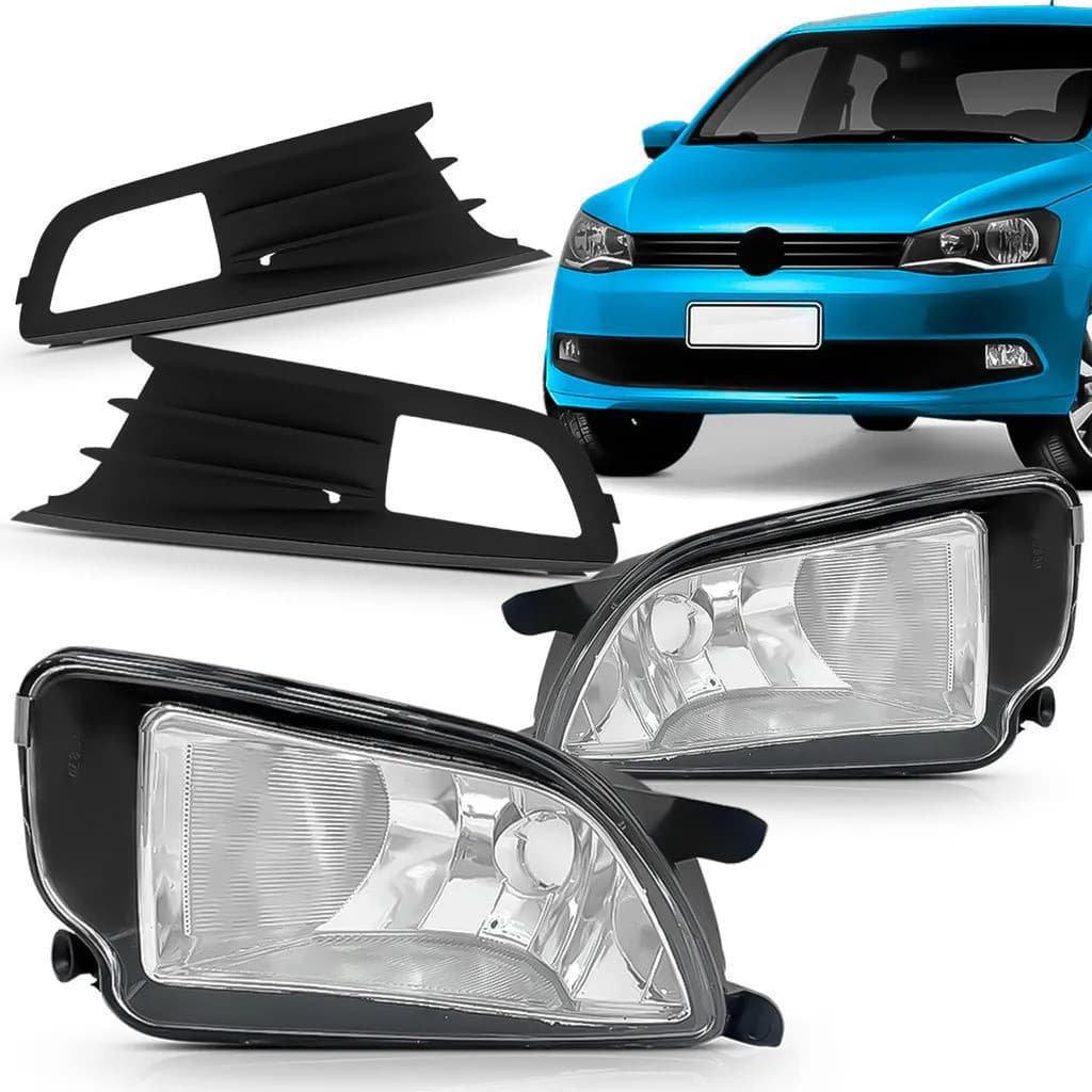 Par Farol Milha E Moldura Gol Voyage G6 2012 13 14 15 2016 B