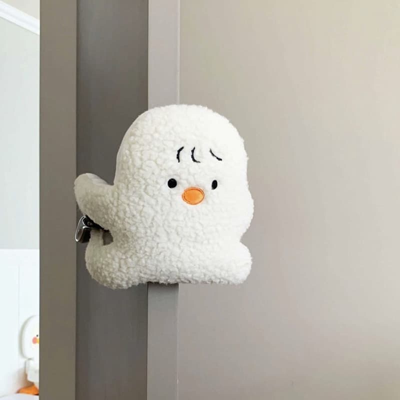 Ins coreia bebê quarto das crianças bonito Animal pinguim gatinho segurança Doorstop anti-colisão anti-pitada mão pelúci