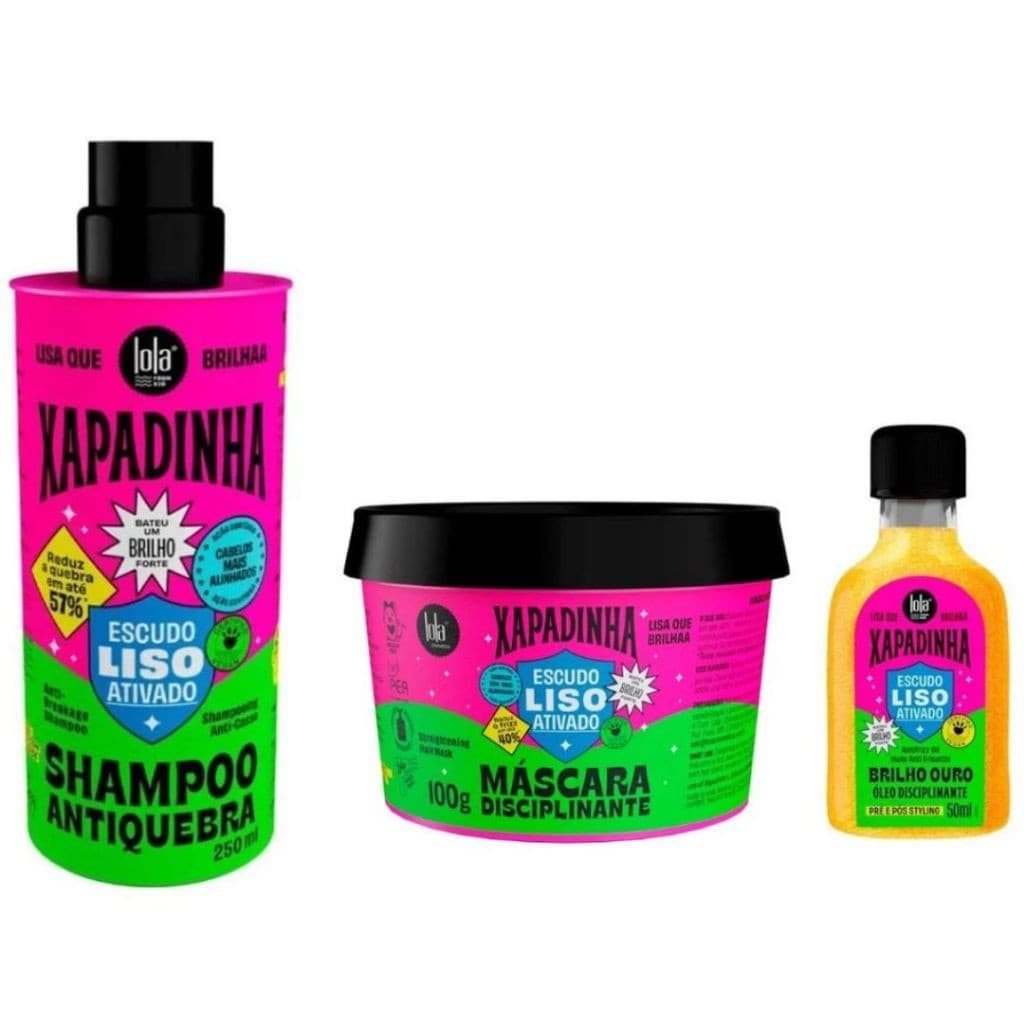Kit Lola Cosmetics Xapadinha Shampoo 250g + Máscara 100g + Òleo 50ml